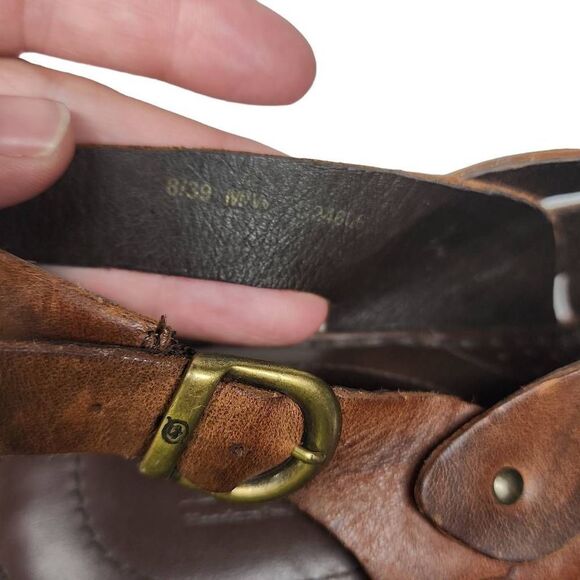 Born Brown and Cream Wedges - Picture 3 of 13